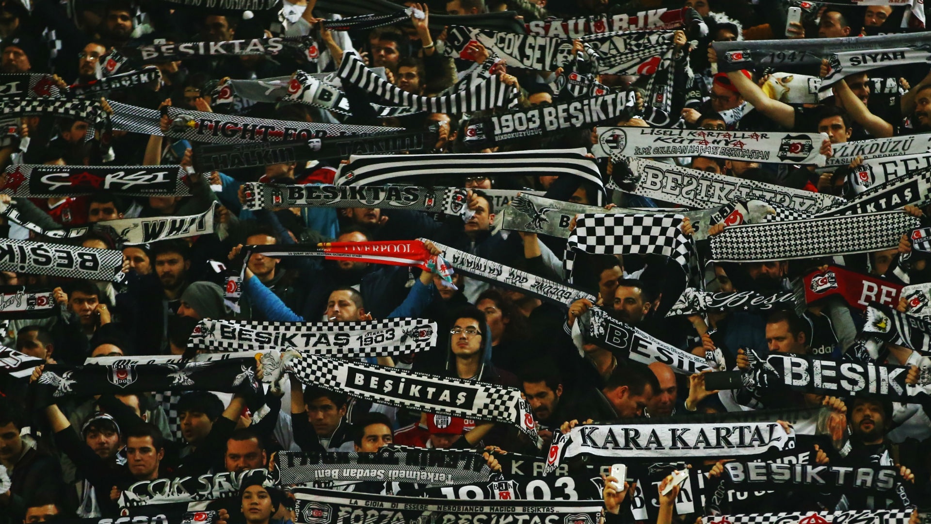 Besiktas Fans in Zürich