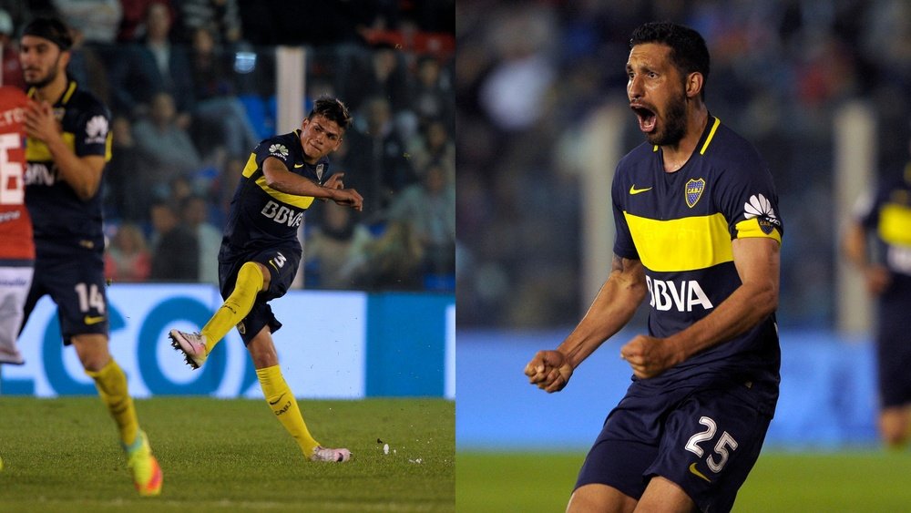 Boca Juniors' Insaurralde and Silva traded blows in training. Goal