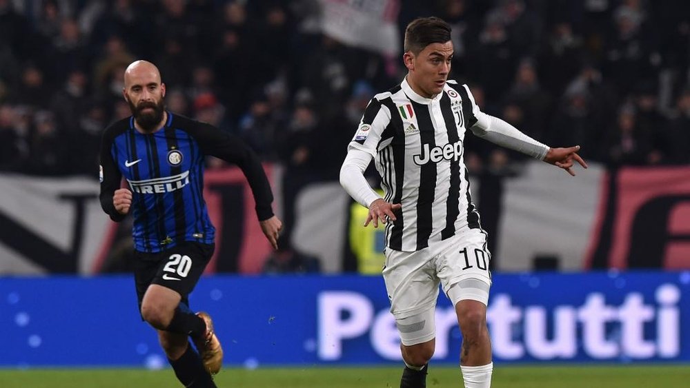 Borja Valero et Paulo Dybala, Juventus-Inter, Serie A. GOAL