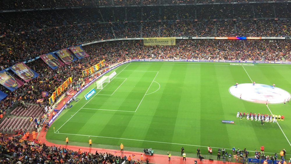 Os torcedores catalães se fizeram ouvir. Goal