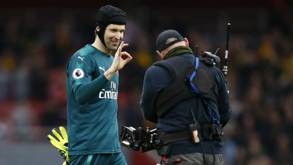 Wenger was keen to stress the importance of Cech's save. GOAL