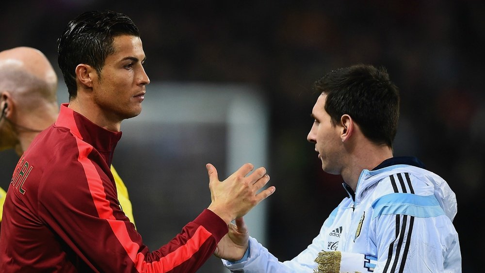 Os dois 'extraterrestres': Cristiano Ronaldo e Messi. Goal