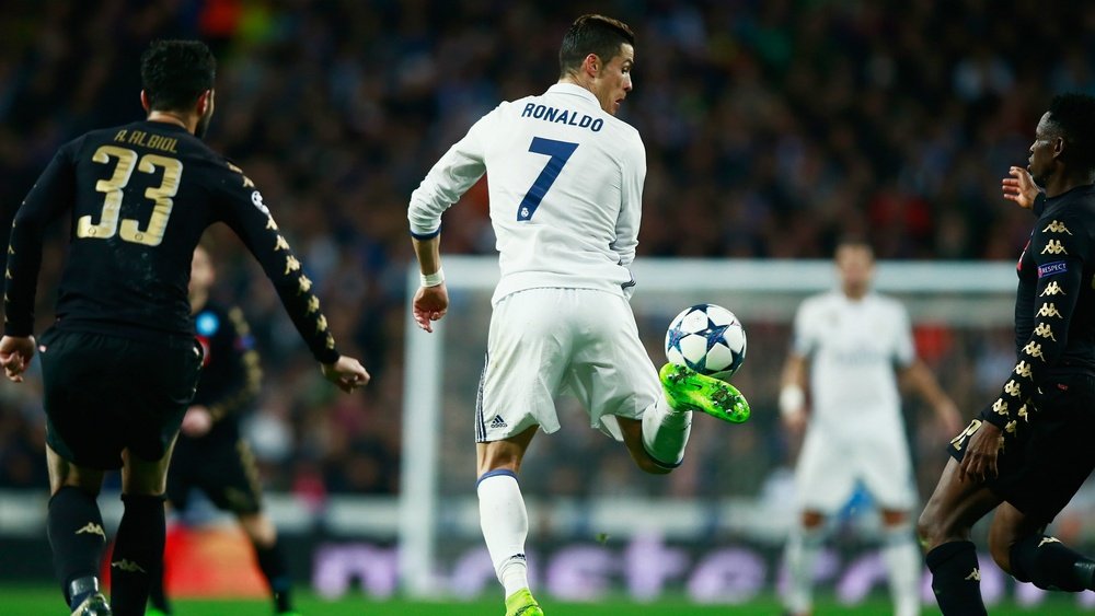 Cristiano Ronaldo Real Madrid Napoli Champions League