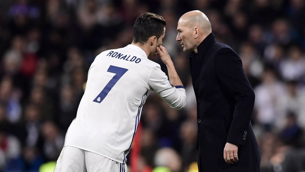 Zidane ne voit pas le Real sans 'CR7'. AFP