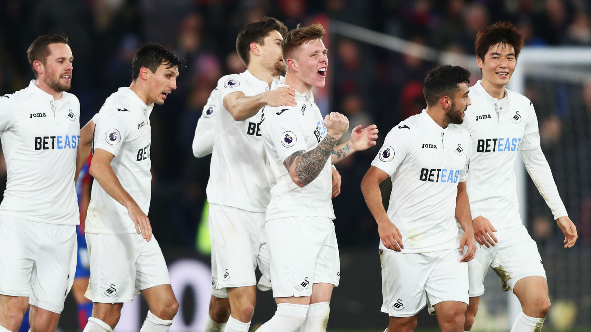 Crystal Palace 1-2 Swansea City: Rangel drags Eagles into relegation danger