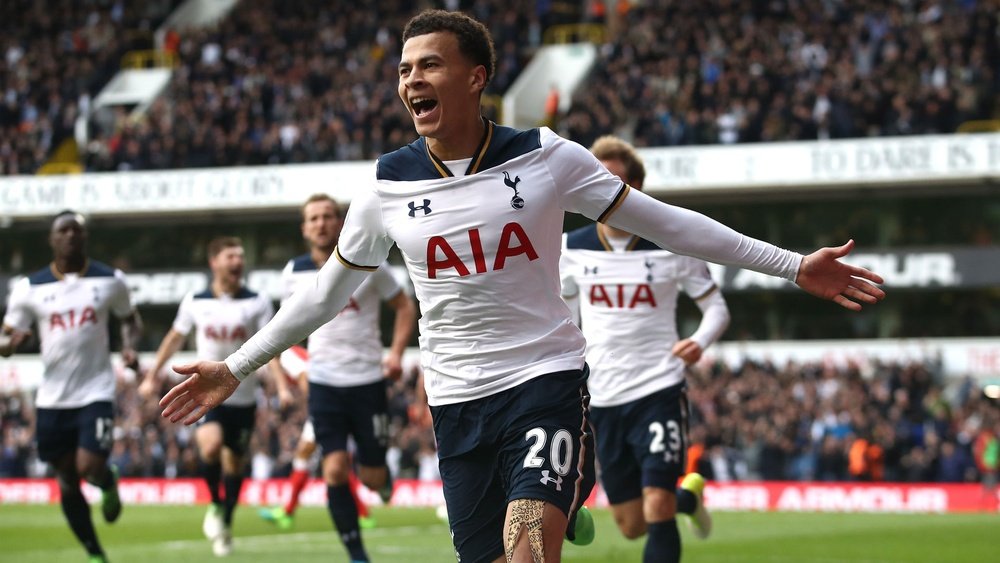 Dele Alli has acknowledged his behaviour has crossed a line in the past. AFP