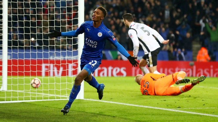 Leicester City 3 Derby County 1 (after extra time): Foxes ease pressure on Ranieri