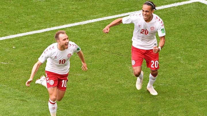 O desempenho da Dinamarca na primeira fase da Copa do Mundo