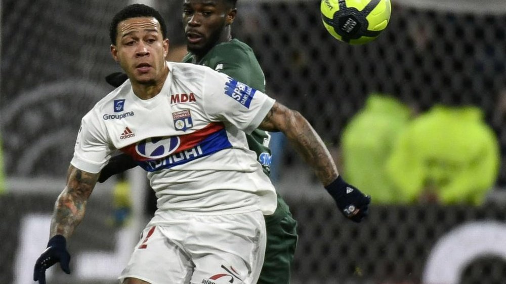 Depay believes he will not reach his full potential at Lyon. GOAL