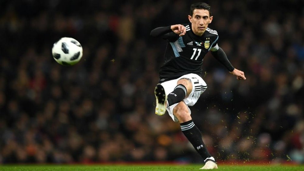 Di Maria was Argentina's most creative threat against Italy. GOAL