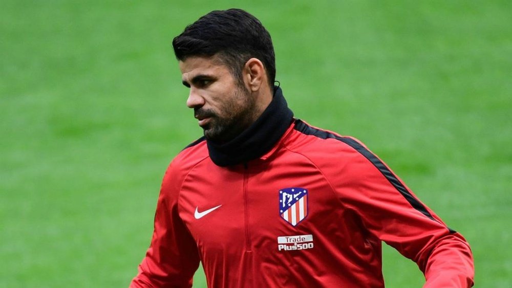 Atlético de Madrid está em alerta em relação a possível lesão de Diego Costa