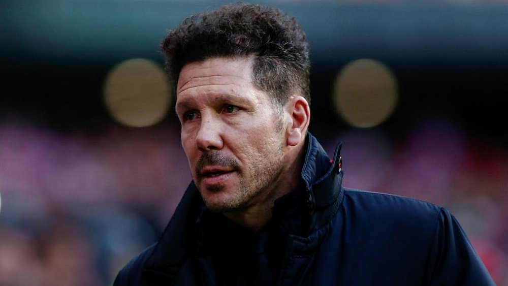 Simeone wasn't impressed by questions about his style of play. GOAL
