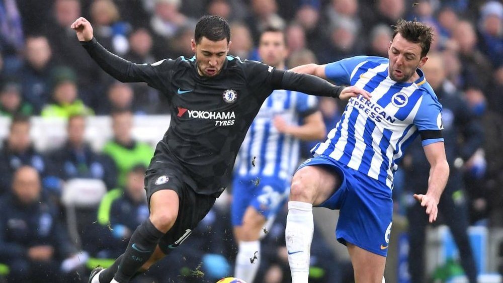 Hazard labelled Chelsea's attacking play against Brighton as 'brilliant'. GOAL