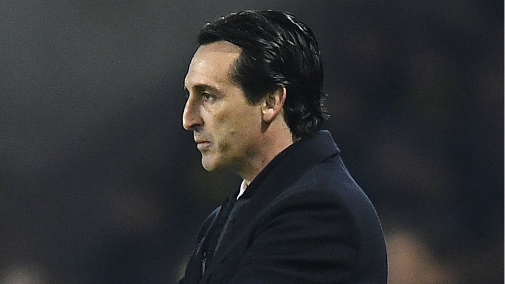 Al-Khelaifi insists coach Emery will remain at the helm of the Ligue 1 giants. AFP