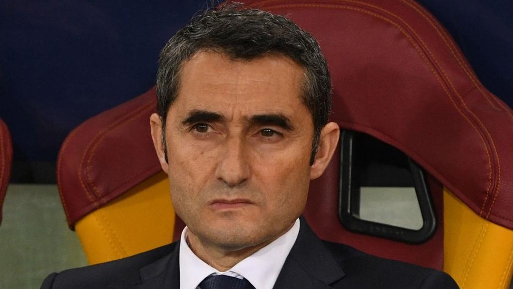 Barcelona won't sack Valverde at the end of the season. AFP