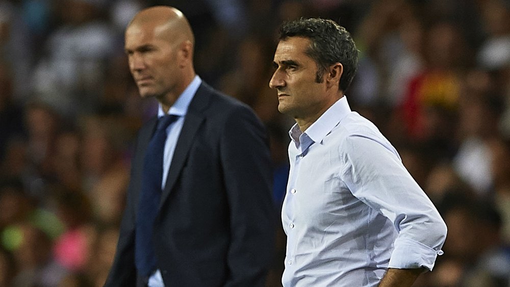 Valverde is setting his Barcelona side up to take the title from Real Madrid. GOAL