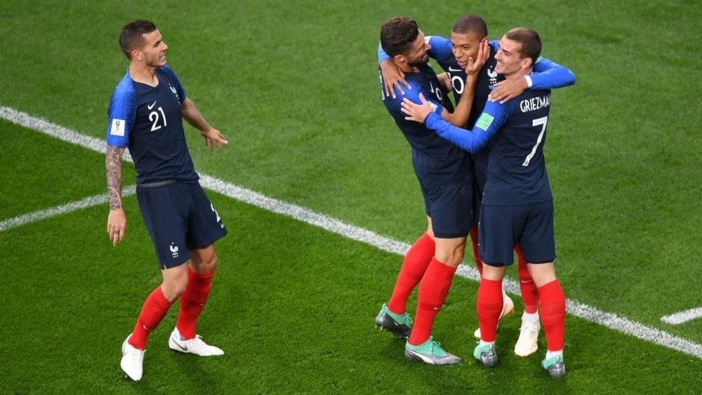 France looked much improved with Giroud in the side. GOAL