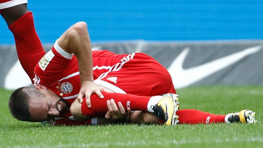 Ribery tem suspeita de lesão. Goal