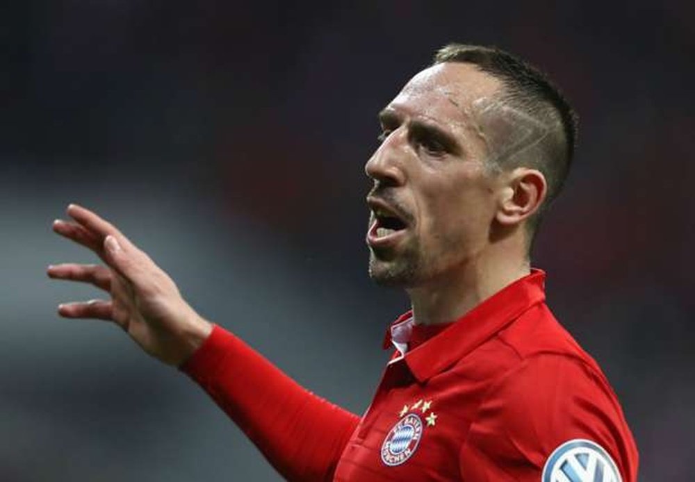 Franck Ribery, s'est blessé. GOAL