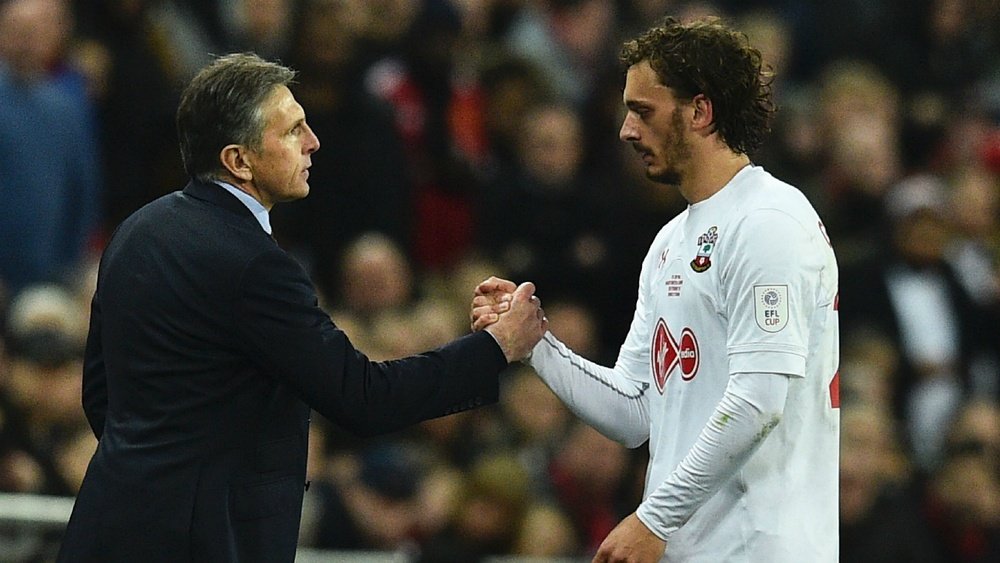 Gabbiadini and Puel - Cropped