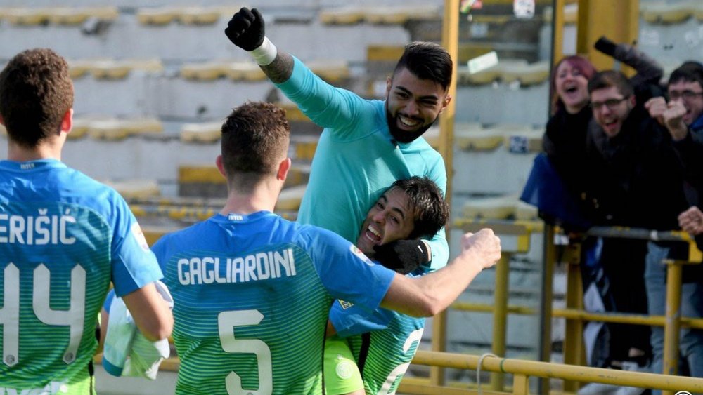 Gabriel celebra primeiro gol na Inter. Goal