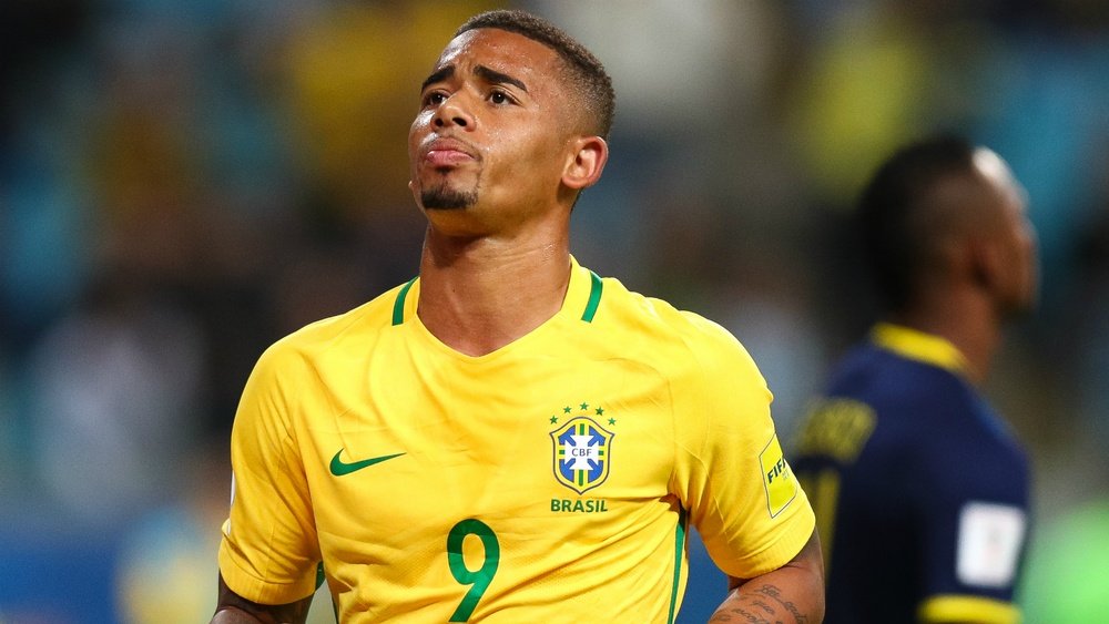Jesus has scored eight international goals for Brazil. AFP