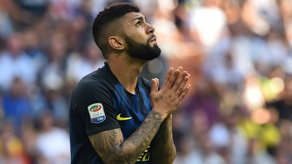 Gabriel Barbosa has playd just three times since joining Inter. Goal