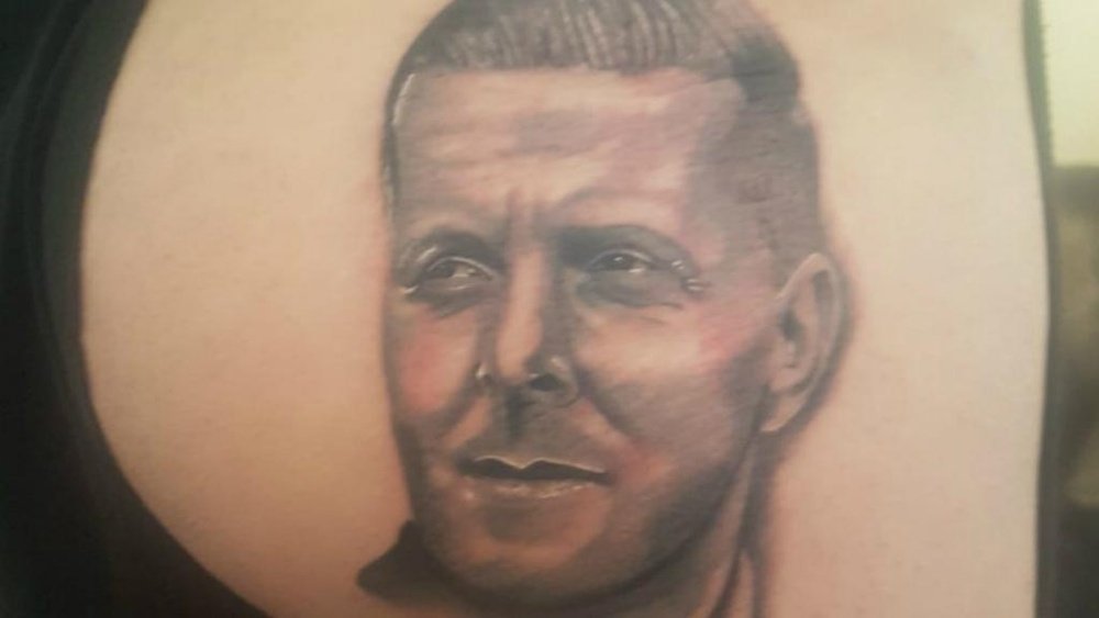 Monk's face now has pride of place on the backside of a Birmingham City supporter. GOAL