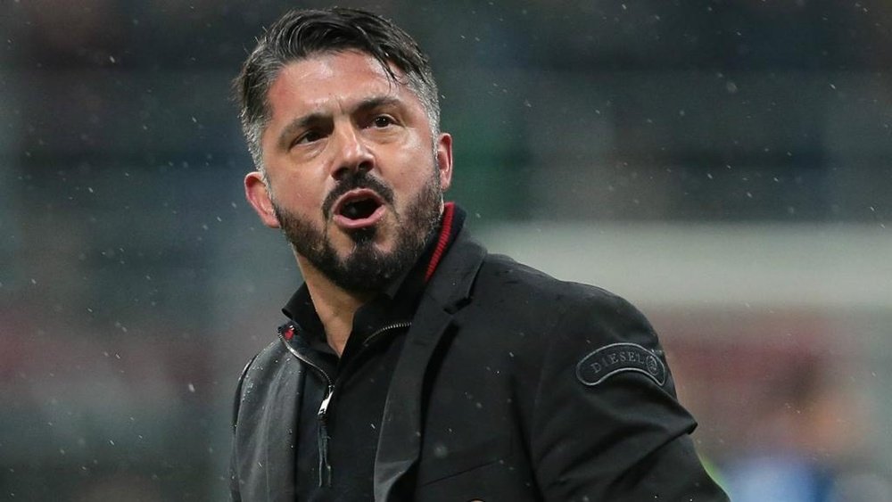 Not content with the 4-0 victory against SPAL, Gattuso wants more from his side. AFP