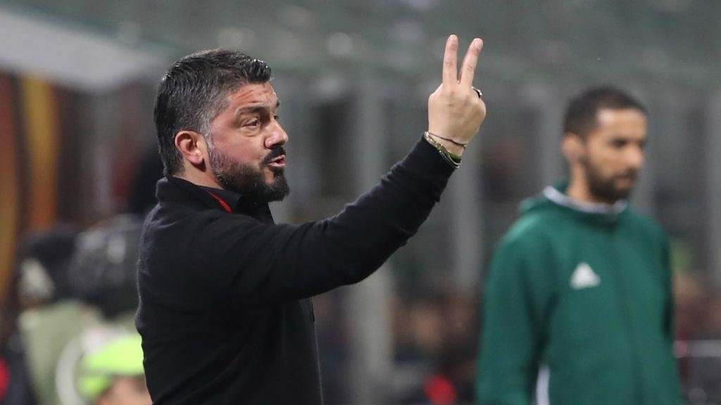 Gattuso is eager to see a reaction from his side. GOAL