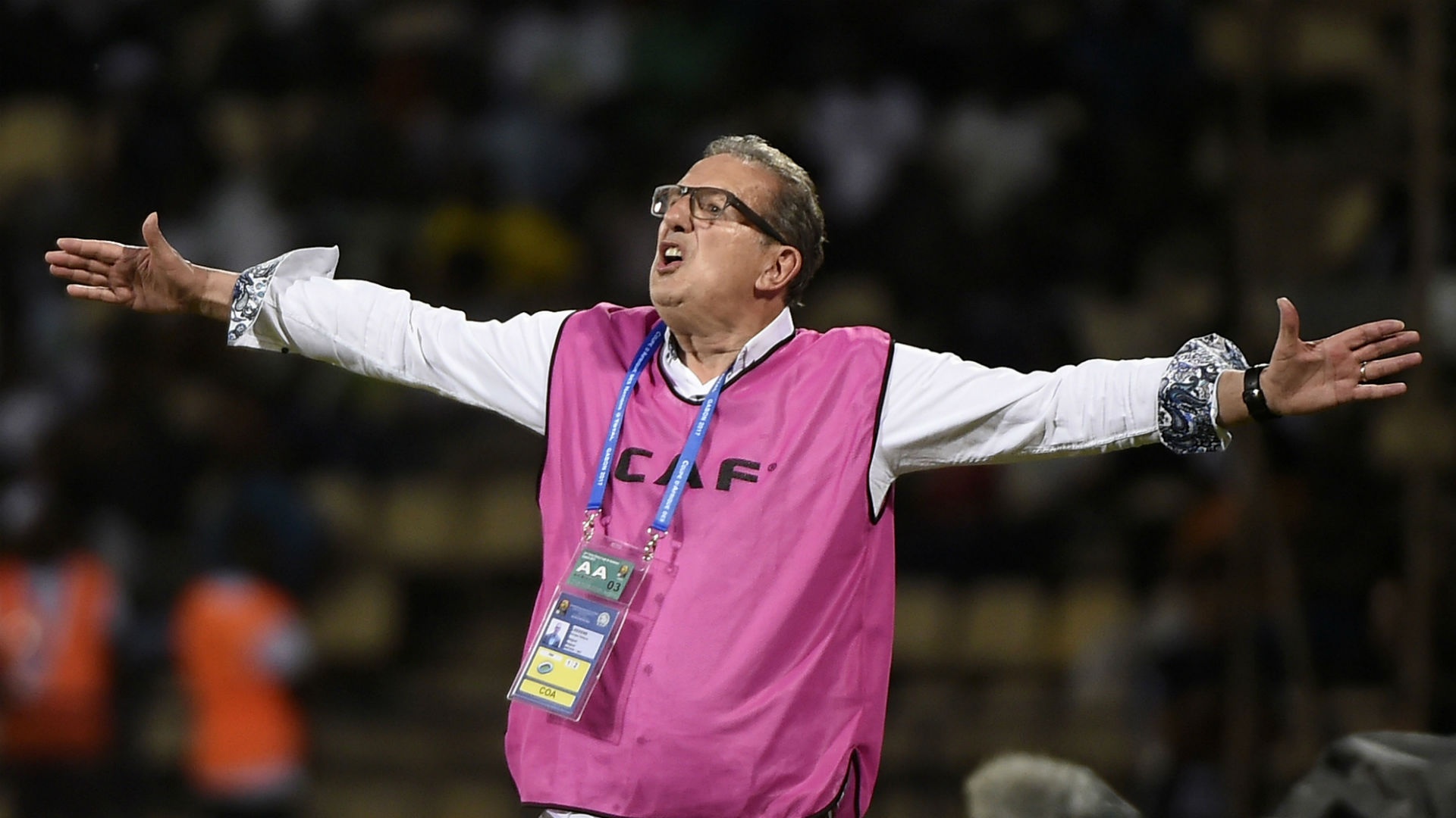 Algeria coach Georges Leekens. Goal