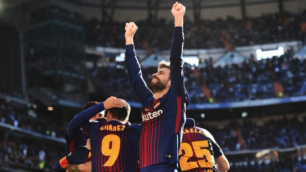 Pique put in an assured performance at the back for Barca. GOAL