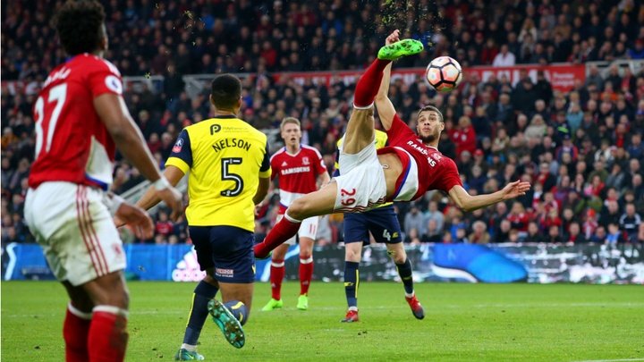 Middlesbrough 3 Oxford United 2: Stuani rescues Boro after minute of mayhem