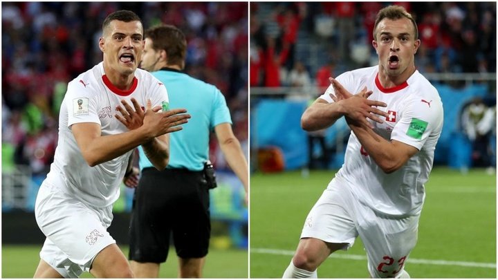 Xhaka e Shaqiri são punidos pela FIFA mas encaram a Costa Rica