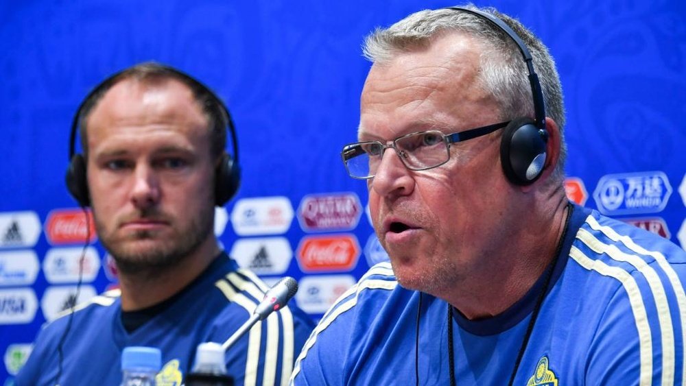 Em entrevista coletiva o treinador e o capitão da Suécia deixaram o favoritismo de lado. Goal