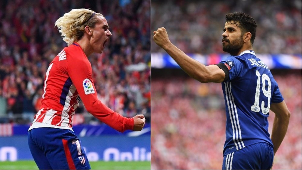 Griezmann and Costa are set to link-up once again. GOAL