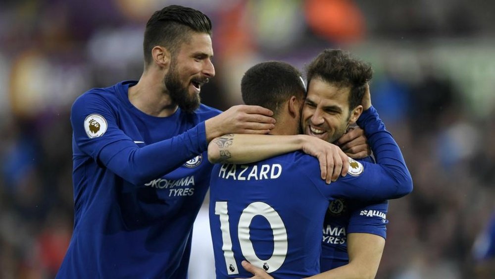 Fabregas is desperate for Hazard to stay at the club. GOAL