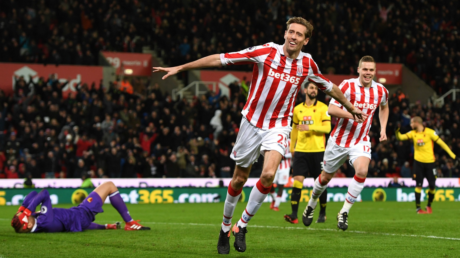 Stoke 2-0 Watford: Crouch on target as Hornets' miserable run continues