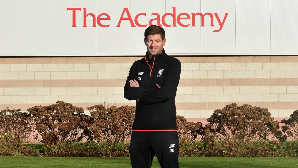 Steven Gerrard se dit heureux de ce nouveau poste. Goal