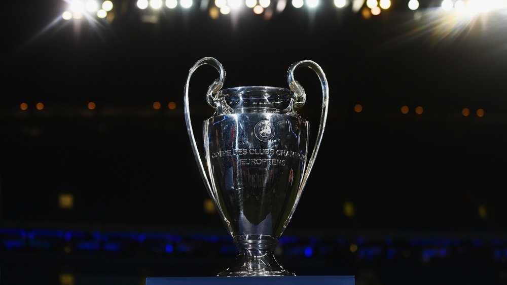 UEFA Champions League Trophy. Goal