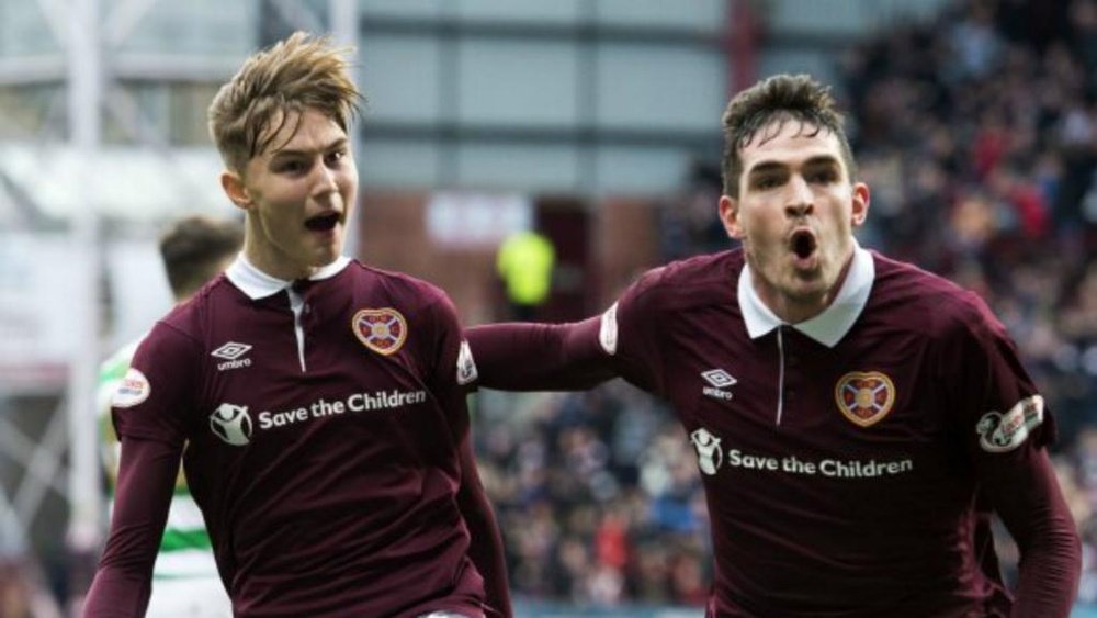 Hearts ended Celtic's run in some style. GOAL