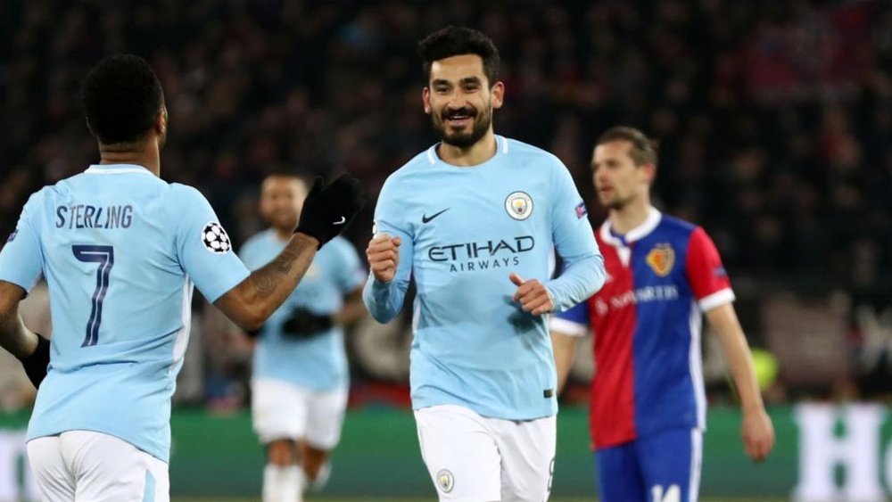 Gundogan sent a message to Germany boss Low with a neat brace against Basel. GOAL