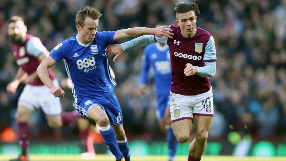 Jack Grealish pulled the strings for Aston Villa against Birmingham. GOAL