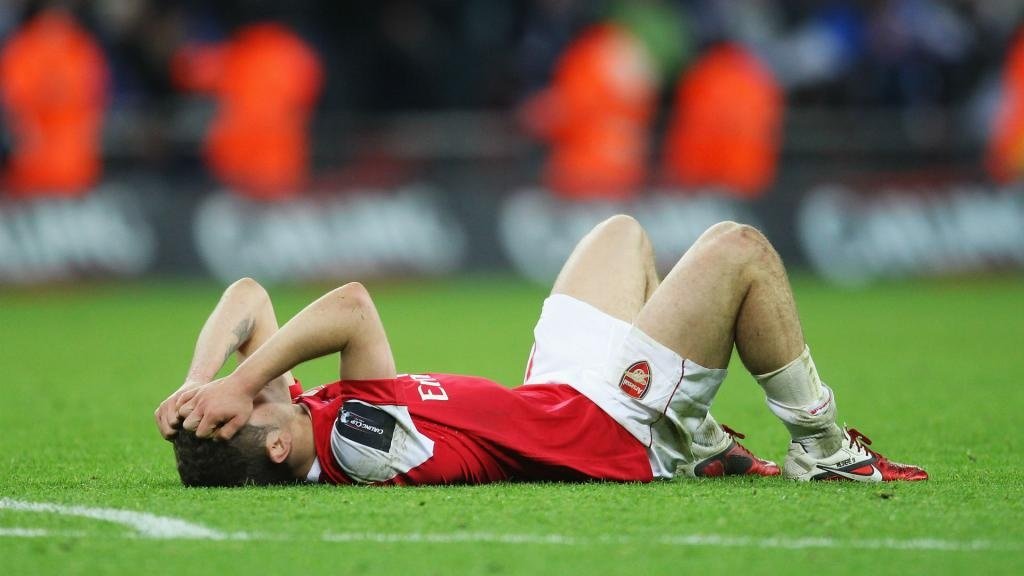 Arsenal suffered a shock cup final defeat to Birmingham City in 2011. GOAL