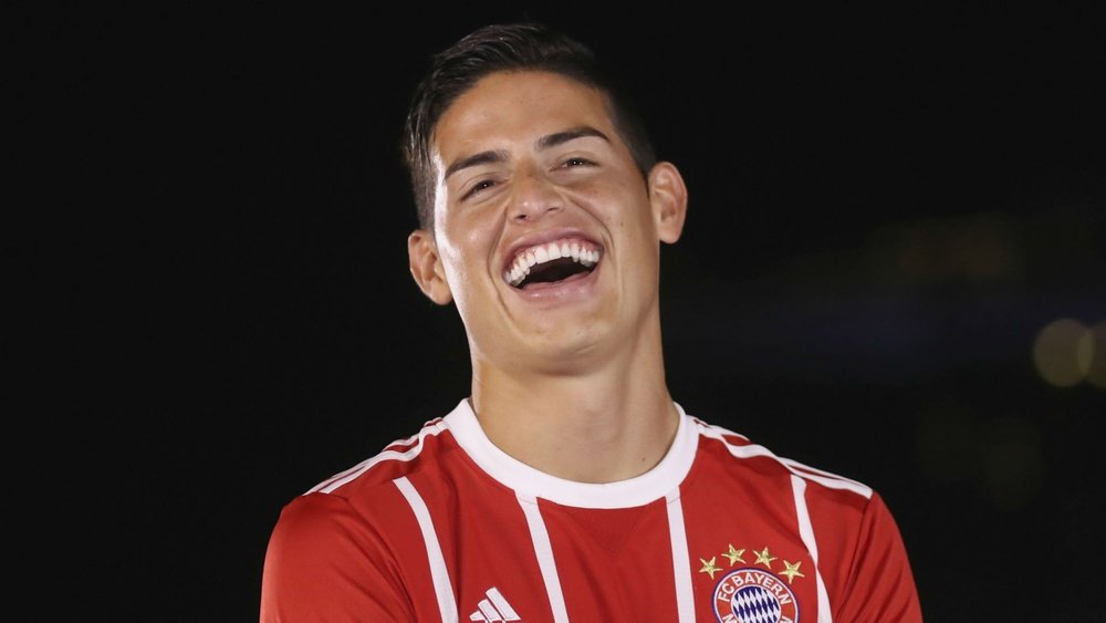 James Rodriguez says Bayern Munich are more than a match. AFP