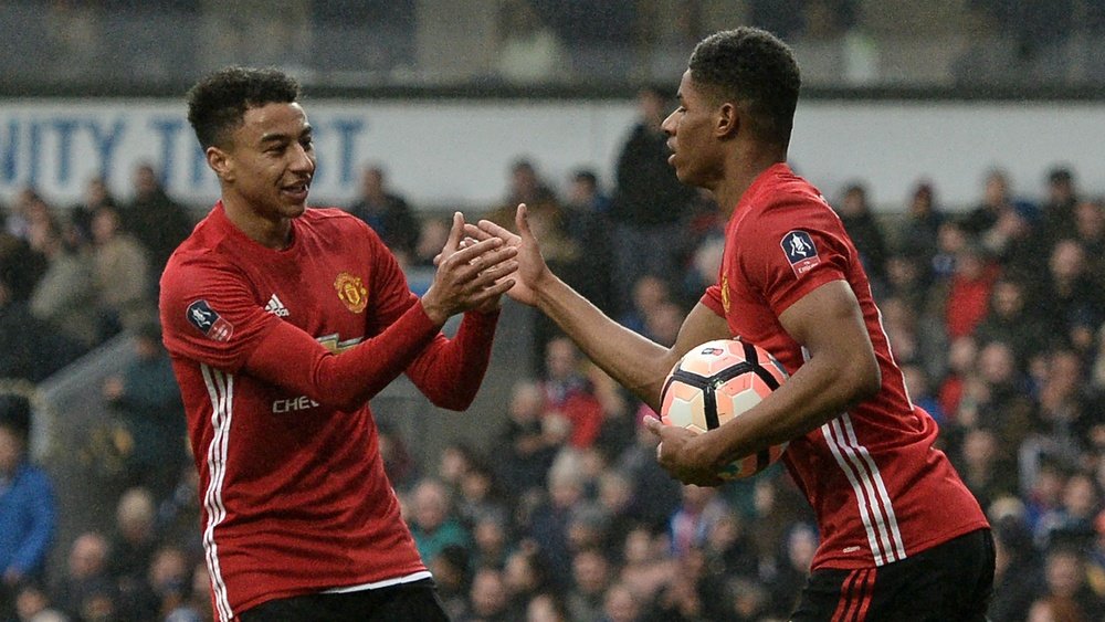 Rashford can step up in the absence of Zlatan Ibrahimovic at Manchester United. AFP