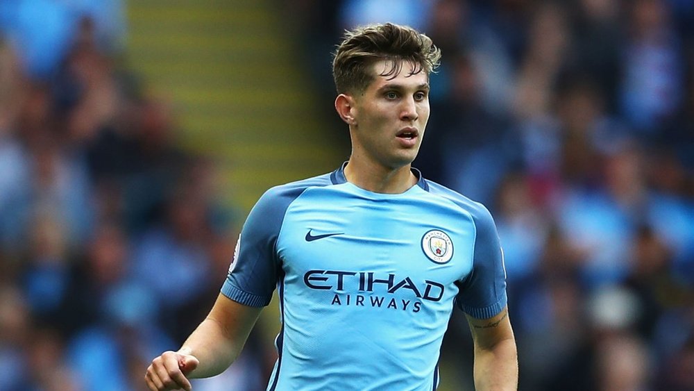 John Stones playing in a match against Sunderland. Goal