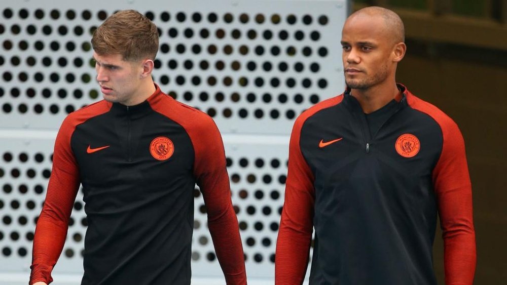 Guardiola expects to have Vincent Kompany and John Stones available soon. GOAL