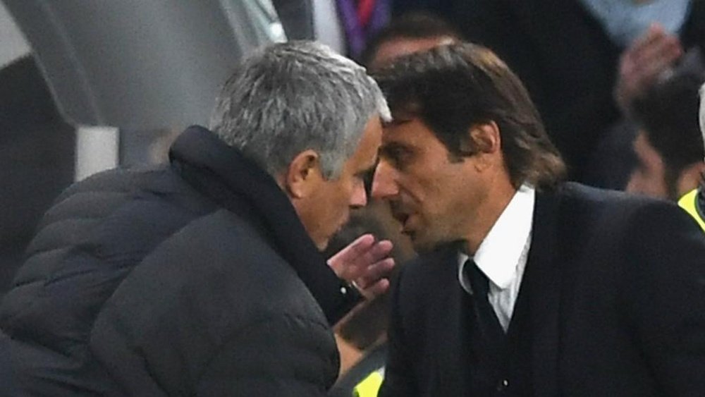 Mourinho and Conte have seemingly ended their previous feud. GOAL