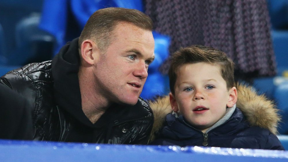 Kai Rooney is a big football fan. Goal